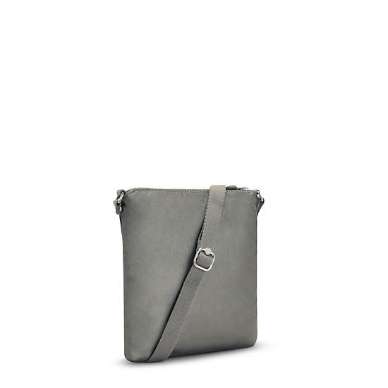 Kipling Keiko Metallic Crossbody Mini Tassen Grijs | BE 1332KO